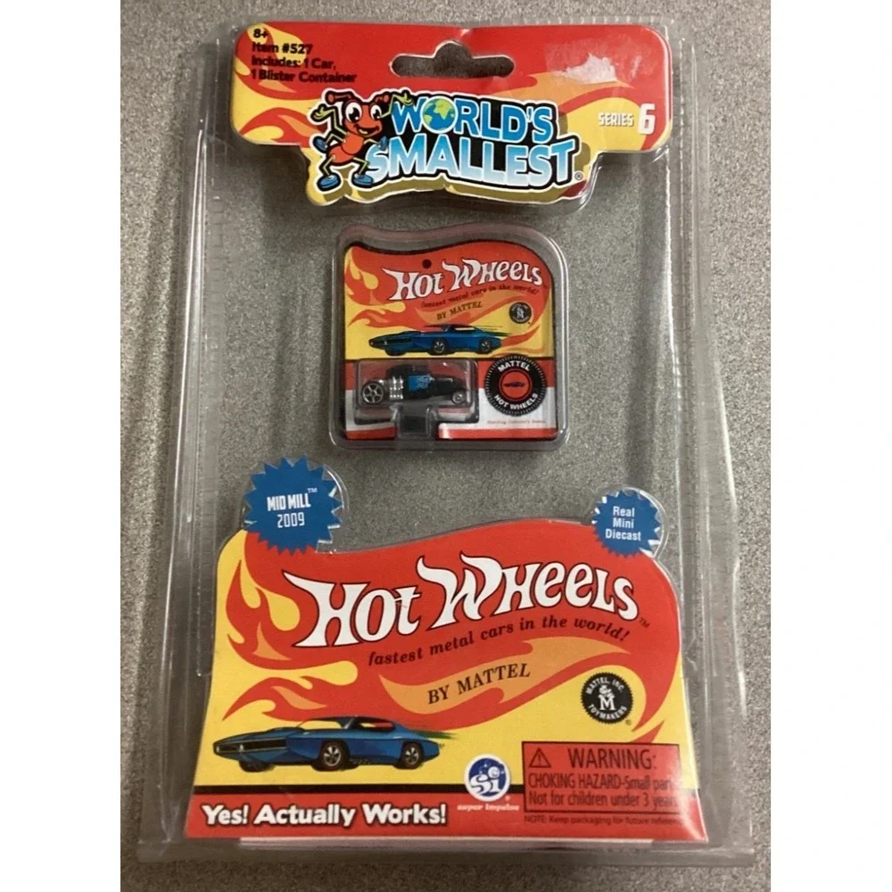 Worlds Smallest Hot Wheels Series 6 Item #527 MID MILL 2009